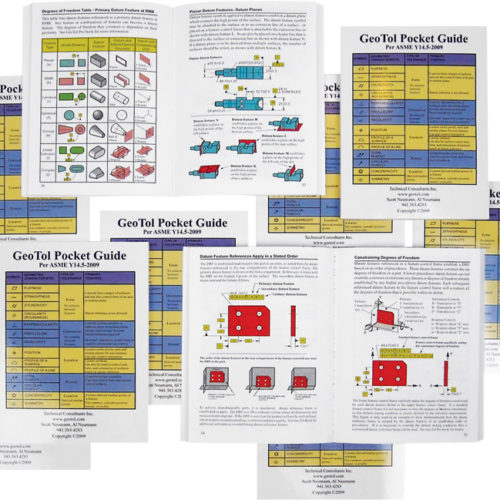 Gd T Fundamentals Pocket Guide Pack Of Ten Y14 5 1994 Standard Geotol Com