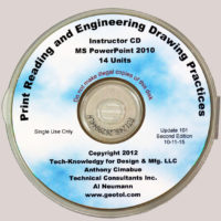 Print Reading and Engineering Drawing Practices – Instructor PowerPoint Kit