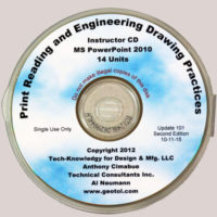 Print Reading and Engineering Drawing Practices – Instructor PowerPoint Kit
