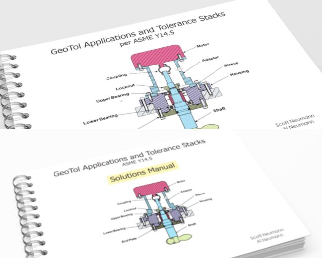 ASME Y14.5 Geometric Tolerancing Applications (GD&T) and Tolerance Stacks (Virtual Classroom) Workbooks